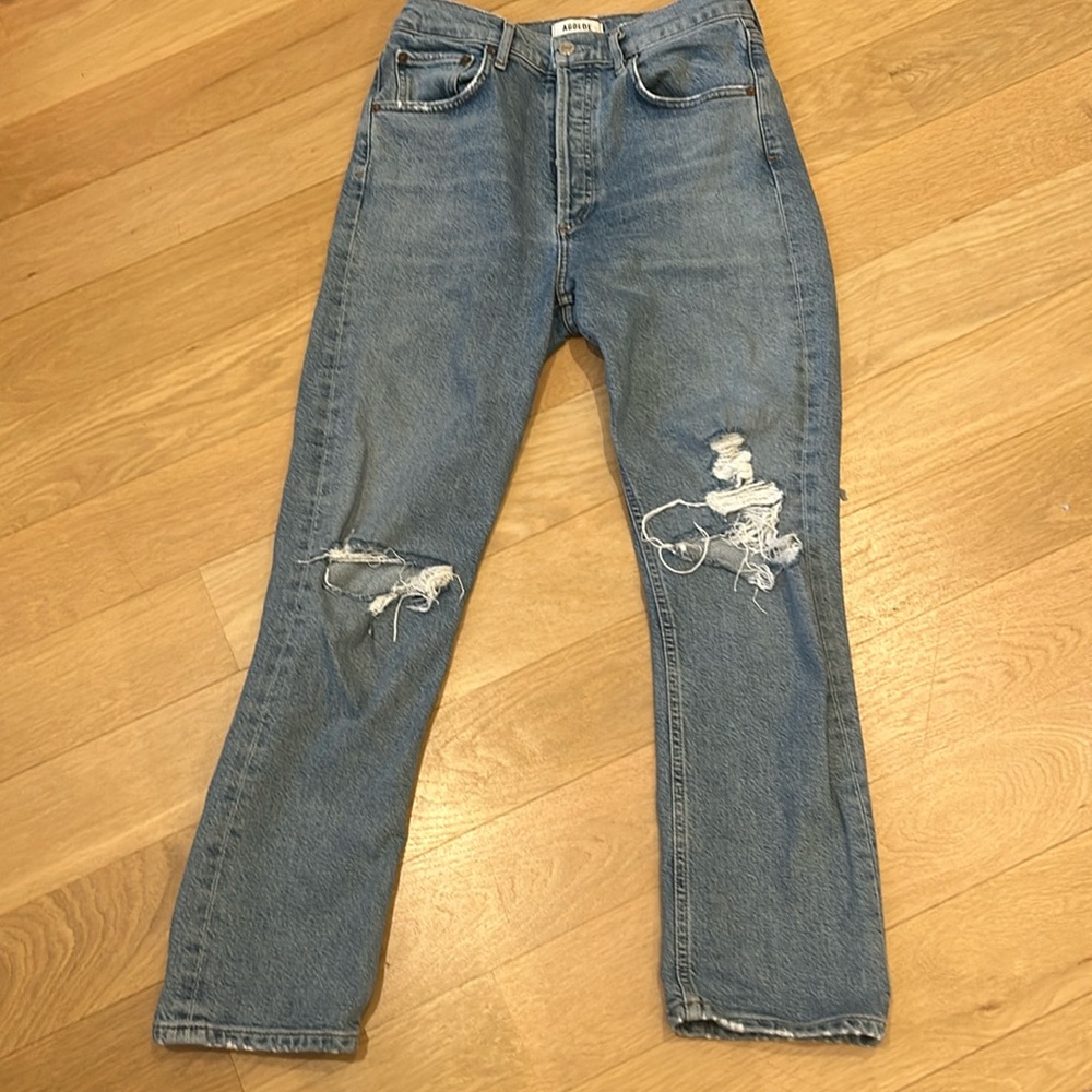 Agolde riley crop. Size 26.